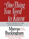 The One Thing You Need To Know